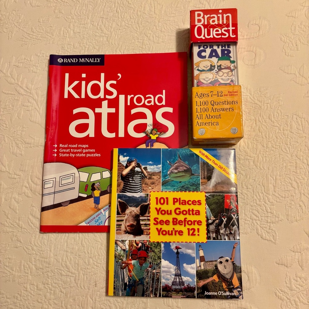 Kids' Road Atlas and Brain Quest and 101 Places You Gotta See